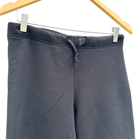 Frank & Eileen Catherine Favorite Sweatpants Fleece Cropped Wide Leg XS Black - Picture 3 of 10